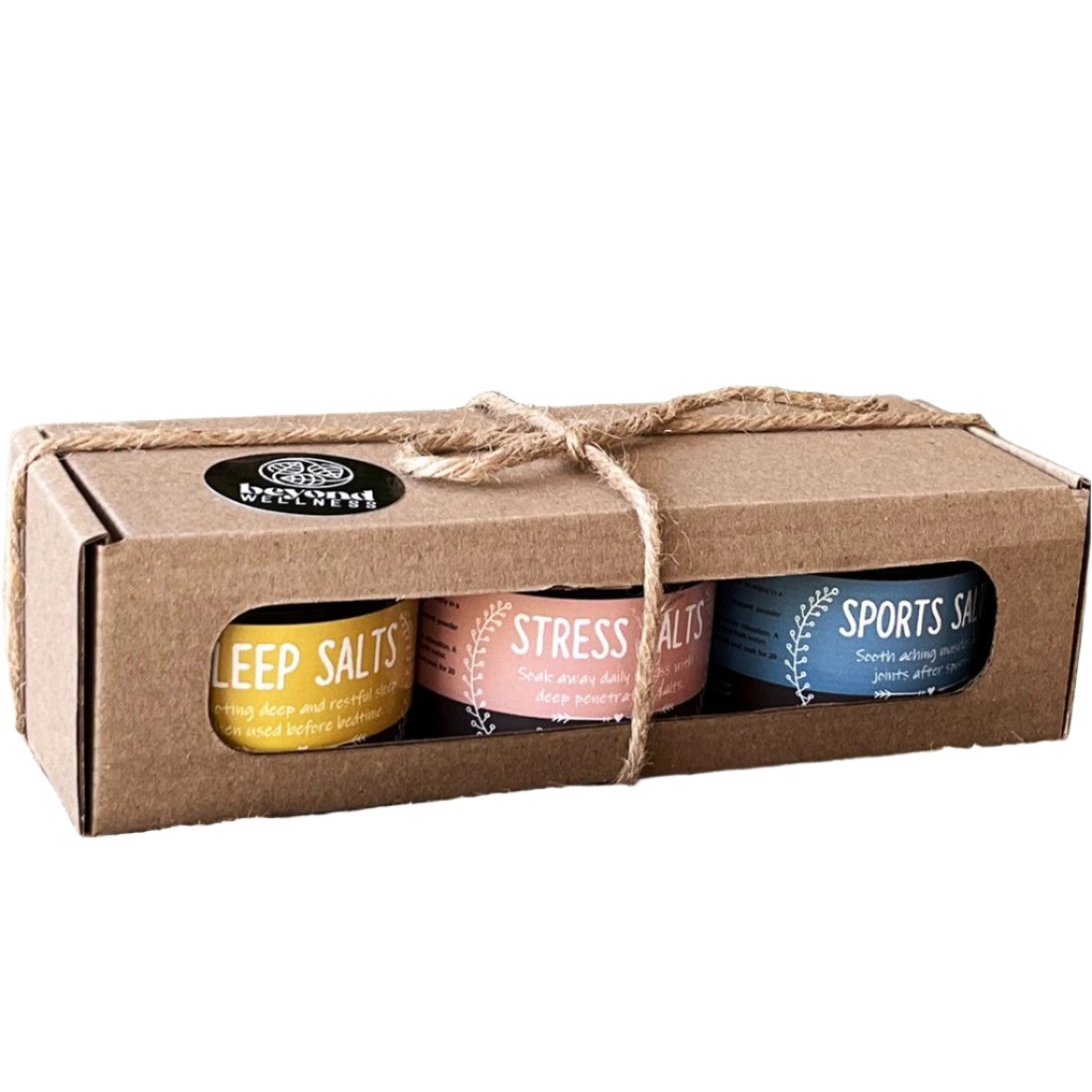 3 Tubs Healing Bath salt Gift Box